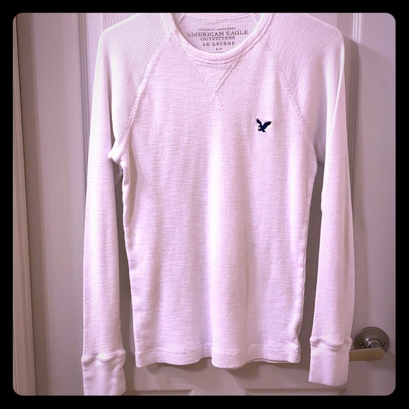 American Eagle Outfitters Other - American Eagle, men’s white thermal top size Small
